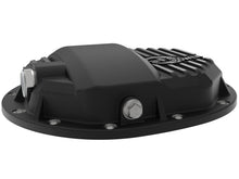 Load image into Gallery viewer, aFe Power Pro Series AAM 9.5/9.76 Rear Diff Cover Black w/Mach Fins 14-19 GM Silverado/Sierra 1500 aFe AFE46-71120B