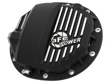 Load image into Gallery viewer, aFe Power Pro Series AAM 9.5/9.76 Rear Diff Cover Black w/Mach Fins 14-19 GM Silverado/Sierra 1500 aFe AFE46-71120B