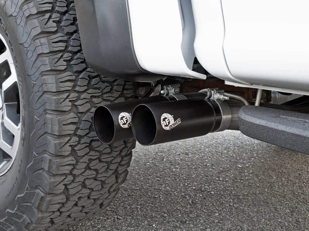 aFe POWER Rebel Series 3in 409 SS Cat Back Exhaust w/ Black Tips 17 Ford F-150 Raptor V6-3.5L aFe AFE49-43091-B
