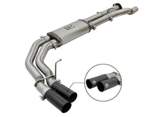 Load image into Gallery viewer, aFe POWER Rebel Series 3in 409 SS Cat Back Exhaust w/ Black Tips 17 Ford F-150 Raptor V6-3.5L aFe AFE49-43091-B