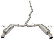 Load image into Gallery viewer, aFe POWER Takeda 16-17 Honda Civic I4-1.5L (t) 2.25-2.5in 304 SS CB Dual-Exit Exhaust Polish Tip aFe AFE49-36615-P