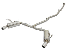 Load image into Gallery viewer, aFe POWER Takeda 16-17 Honda Civic I4-1.5L (t) 2.25-2.5in 304 SS CB Dual-Exit Exhaust Polish Tip aFe AFE49-36615-P
