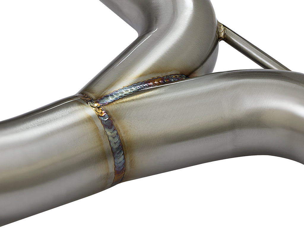 aFe POWER Takeda 16-17 Honda Civic I4-1.5L (t) 2.5-2.25in 304 SS CB Dual-Exit Exhaust Blue Tips aFe AFE49-36615-L