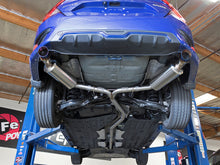Load image into Gallery viewer, aFe POWER Takeda 16-17 Honda Civic I4-1.5L (t) 2.5-2.25in 304 SS CB Dual-Exit Exhaust Blue Tips aFe AFE49-36615-L
