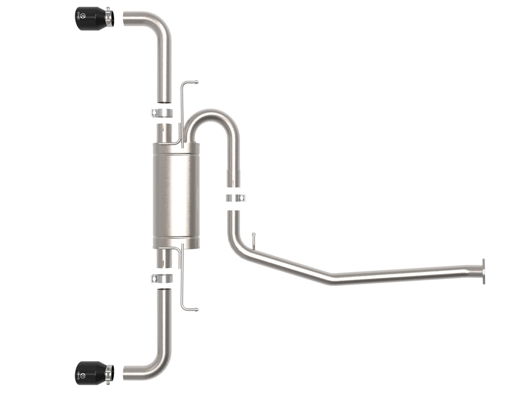 aFe POWER Takeda 19-21 Toyota RAV4 L4-2.5L 304SS CB Exhaust w/ Black Tips aFe AFE49-36053-B