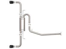 Load image into Gallery viewer, aFe POWER Takeda 19-21 Toyota RAV4 L4-2.5L 304SS CB Exhaust w/ Black Tips aFe AFE49-36053-B