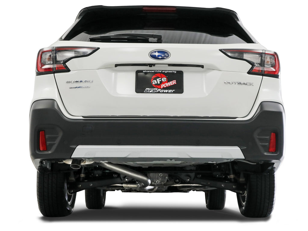 aFe POWER Takeda 20-23 Subaru Outback H4-2.5L 2-1/2in 304 Stainless Steel Cat-Back Exhaust System aFe AFE49-36808