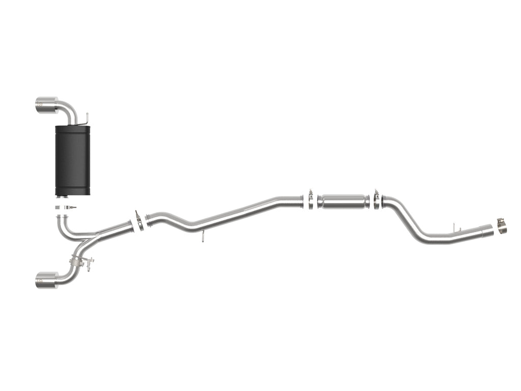 aFe POWER Takeda 2020 Toyota Supra L6-3.0L (t) 3in-2.5in 304 SS CB Exhaust Polished Tips aFe AFE49-36043-P