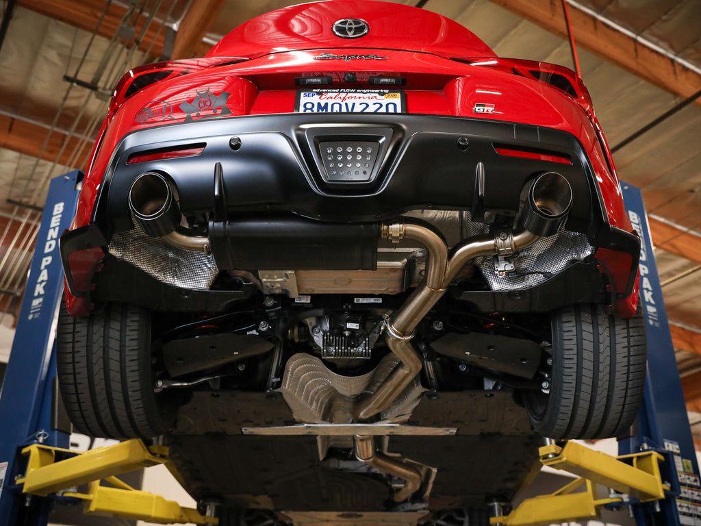 aFe POWER Takeda 2020 Toyota Supra L6-3.0L (t) 3in-2.5in 304 SS CB Exhaust Polished Tips aFe AFE49-36043-P