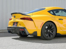 Load image into Gallery viewer, aFe POWER Takeda 2021 Toyota Supra 2.0L (t) 2.5in-3in 304 SS CB Exhaust w/ Blue Tips aFe AFE49-36050-L
