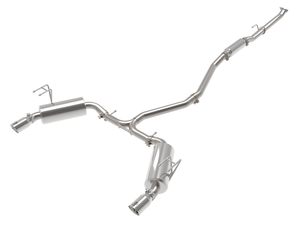aFe POWER Takeda 2022 Honda Civic Stainless Steel Cat-Back Exhaust System w/ Polished Tip aFe AFE49-36628-P