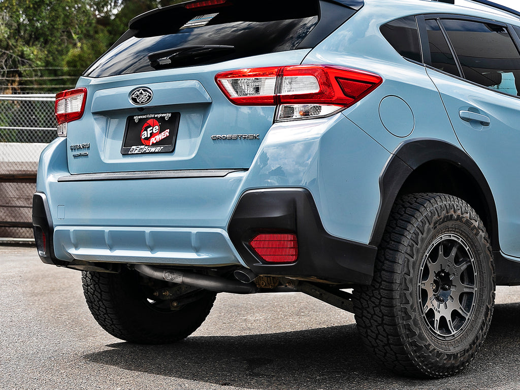 aFe POWER Takeda 2.5in 304 SS Cat-Back Exhaust System Subaru Crosstrek 18-19 H4-2.0L aFe AFE49-36803