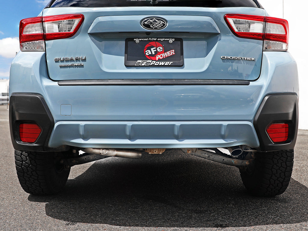 aFe POWER Takeda 2.5in 304 SS Cat-Back Exhaust System Subaru Crosstrek 18-19 H4-2.0L aFe AFE49-36803