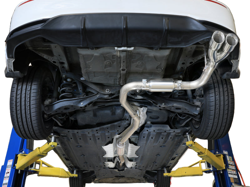 aFe POWER Takeda 2.5in 304 SS Cat-Back Exhaust w/ Polished Tips 22-25 Honda Civic L4-2.0L aFe AFE49-36631-P