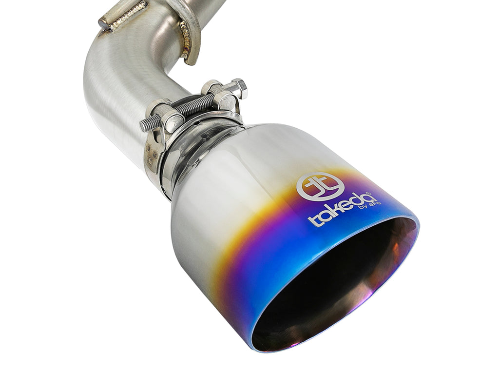 aFe POWER Takeda 2.5in 304 SS CB Exhaust w/ Blue Flame Tips 17-19 Infiniti Q60 V6-3.0L (tt) aFe AFE49-36134NM-L