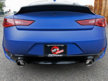 Load image into Gallery viewer, aFe POWER Takeda 2.5in 304 SS CB Exhaust w/ Carbon Fiber Tips 17-19 Infiniti Q60 V6-3.0L (tt) aFe AFE49-36134NM-C