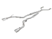 Load image into Gallery viewer, aFe POWER Takeda 2.5in 304 SS CB Exhaust w/ Polished Tips 17-19 Infiniti Q60 V6-3.0L (tt) aFe AFE49-36134NM-P