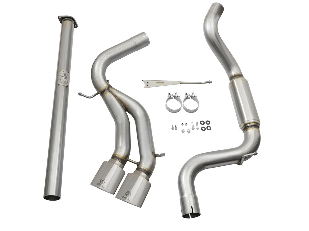 aFe POWER Takeda 3in 304 SS Cat-Back Exhaust w/ Polished Tips 13-17 Ford Focus ST L4-2.0L (t) aFe AFE49-33083-P