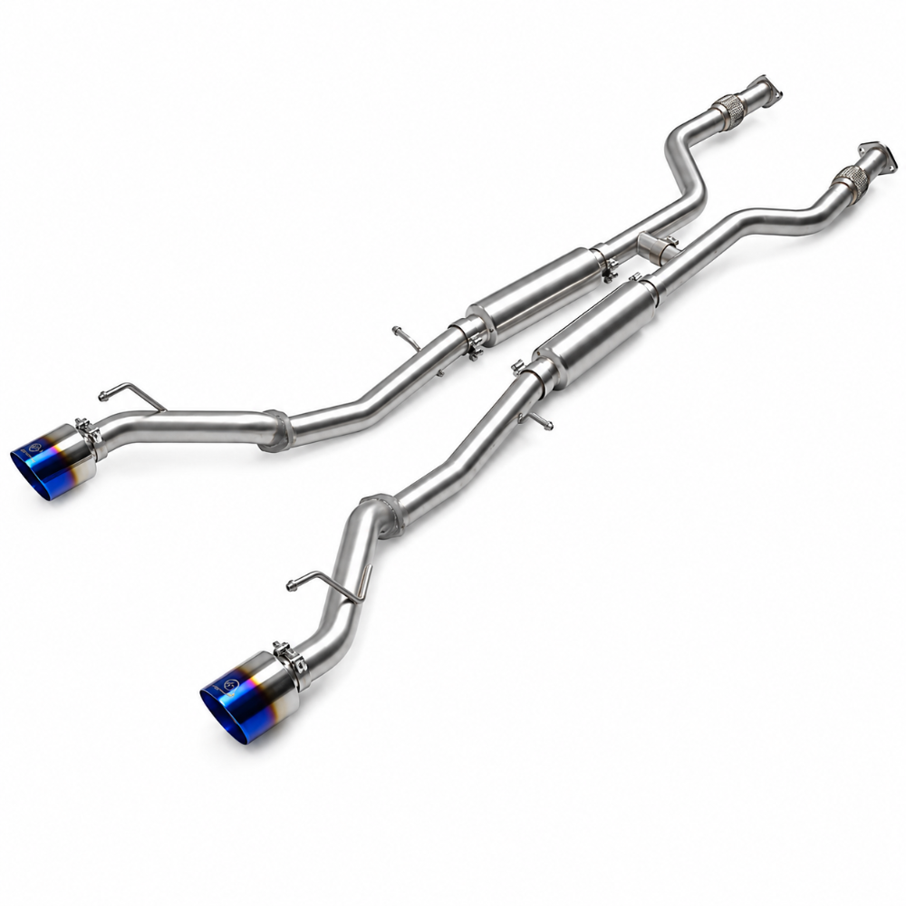 aFe POWER Takeda cat-back exhaust system for 2023-2025 Nissan Z with blue flame tips