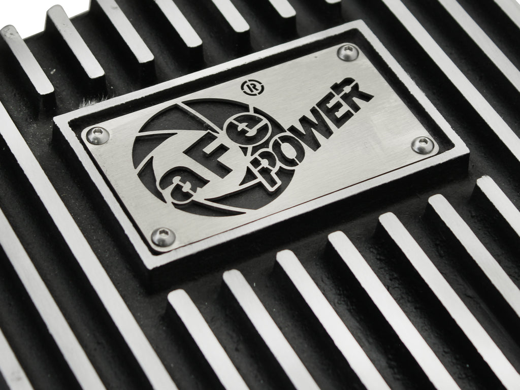 aFe Power Transmission Pan Black Machined 09-14 Ford 6R80 F-150 Trucks aFe AFE46-70172