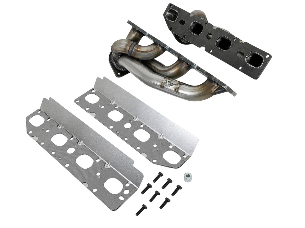 aFe Power Twisted Steel 304SS Shorty Header 09-18 Dodge Challenger / Charger V8-5.7L aFe AFE48-32021