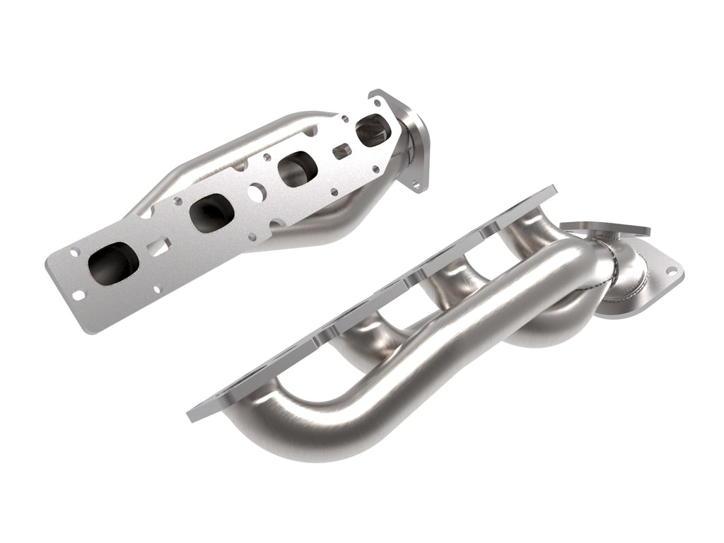 aFe Power Twisted Steel 304SS Shorty Header 19-21 Ram 2500/3500 V8-6.4L aFe AFE48-32029