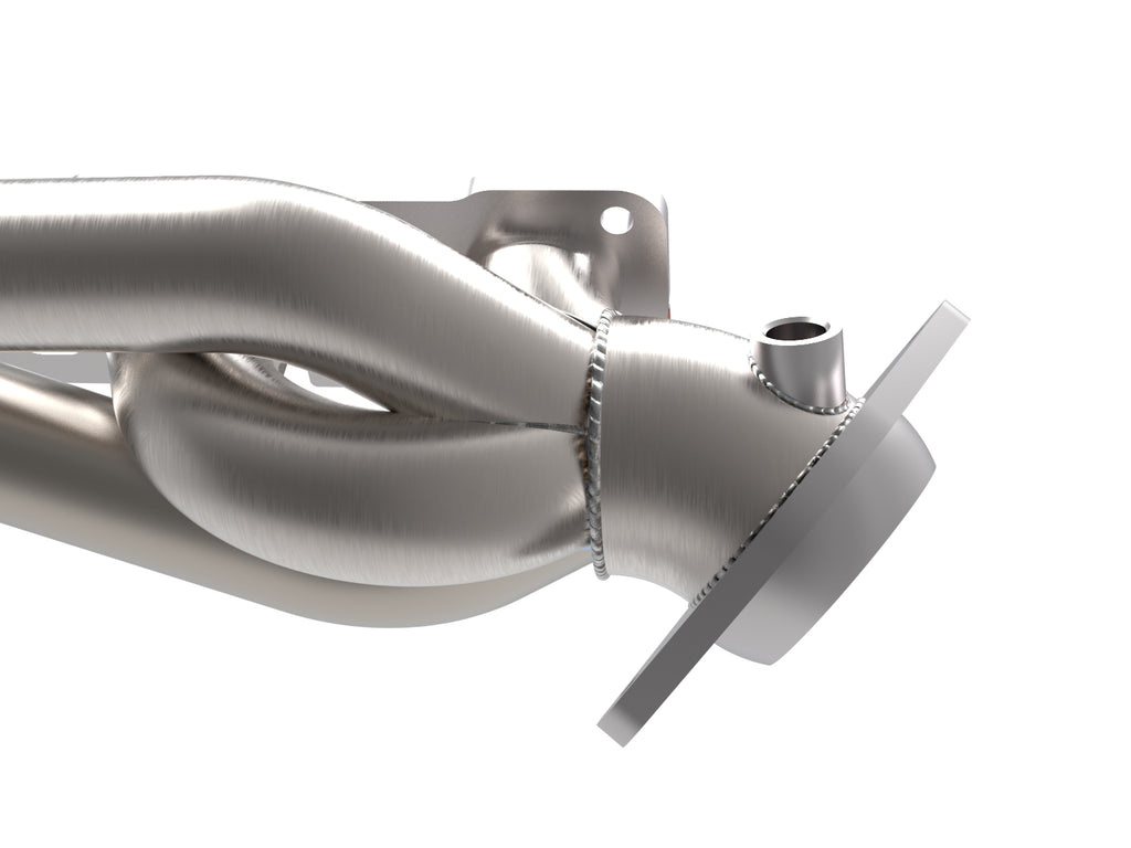 aFe Power Twisted Steel 304SS Shorty Header 2021+ Ram 1500 TRX V8-6.2L (uncoated) aFe AFE48-32030