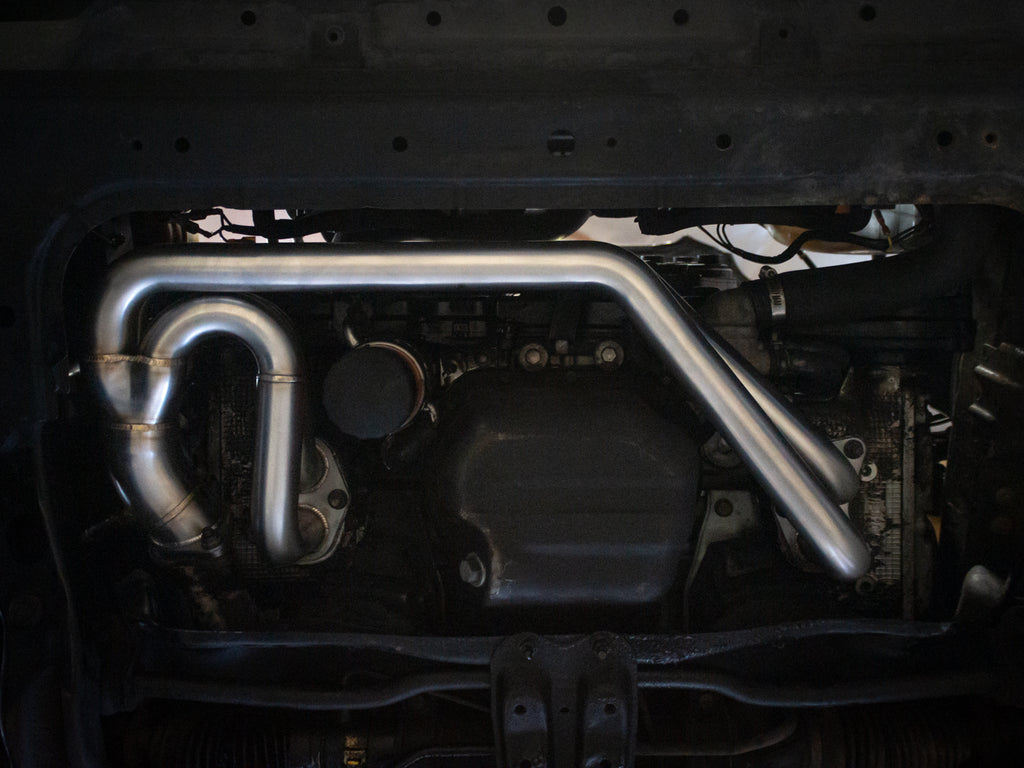 aFe Power Twisted Steel Long Tube Header 02-19 Subaru Impreza WRX/STI/Legacy (Unequal Length) aFe AFE48-36803
