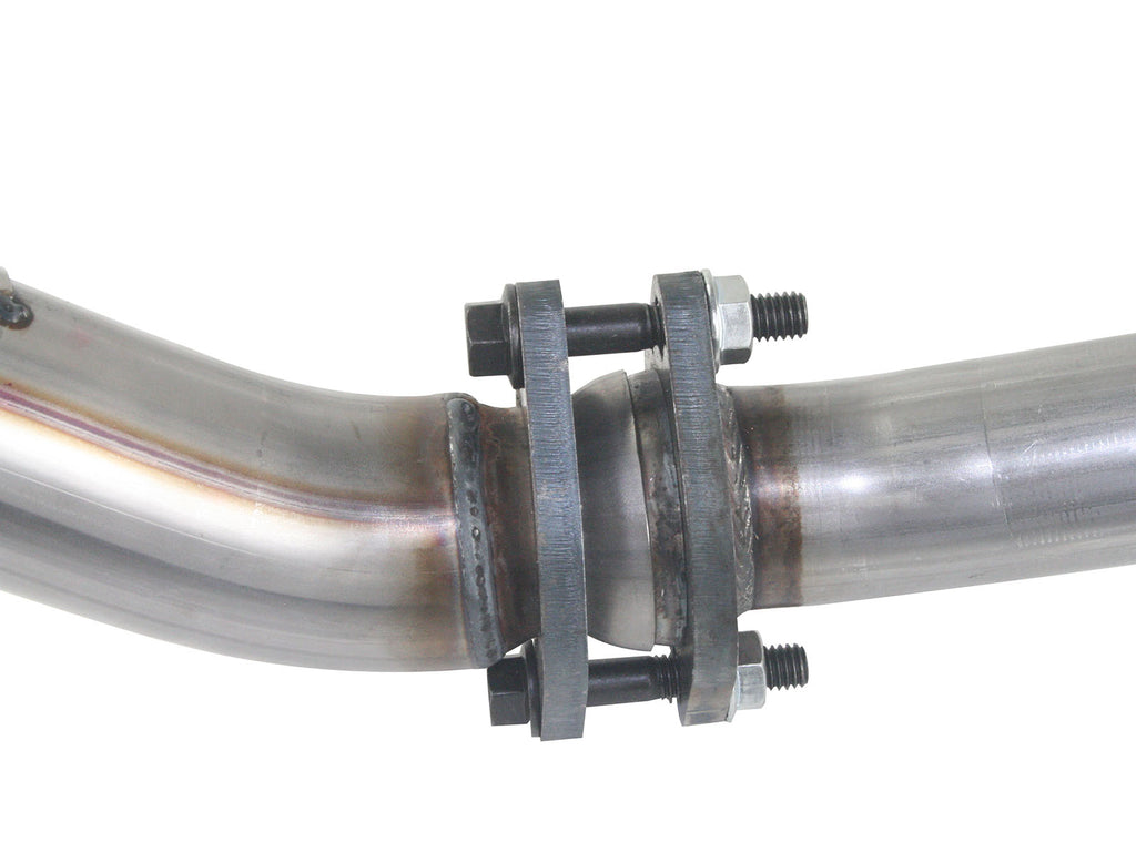 aFe Power Twisted Steel Loop Delete D/P & Y-Pipe SS 2in/2.5in 12-14 Jeep Wrangler (JK) V6 3.6L aFe AFE48-46210