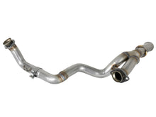Load image into Gallery viewer, aFe POWER Twisted Steel Y-Pipe 2-1/4in 409 SS Exhaust System 2018 Jeep Wrangler (JL) V6-3.6L aFe AFE48-48026