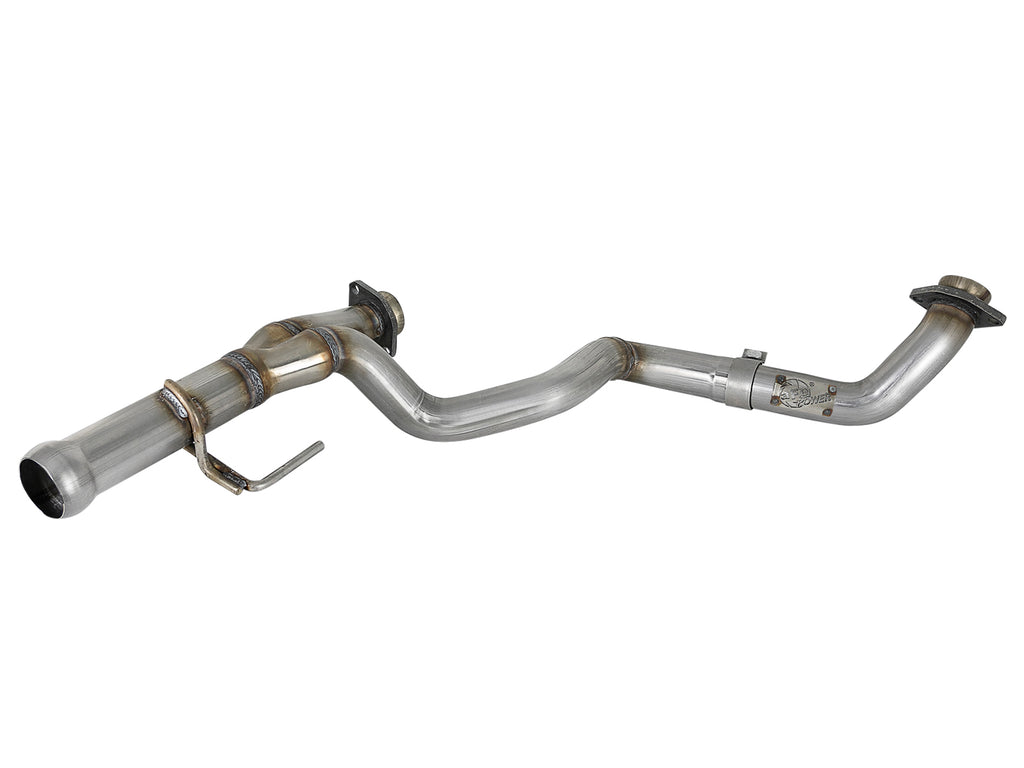 aFe POWER Twisted Steel Y-Pipe 2-1/4in 409 SS Exhaust System 2018 Jeep Wrangler (JL) V6-3.6L aFe AFE48-48026
