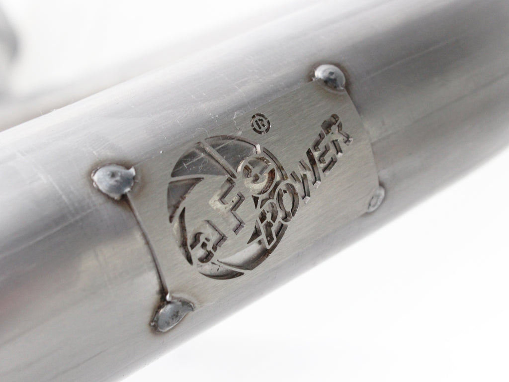 aFe Power Twisted Steel Y-Pipe Stainless Steel 2.5in 12-14 Jeep Wrangler V6 3.6L aFe AFE48-46208