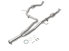 Load image into Gallery viewer, aFe Power Twisted Steel Y-Pipe w/ Cat SS 16-20 Toyota Tacoma V6 3.5L (4WD Only) aFe AFE48-46013-RC