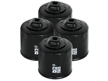 Load image into Gallery viewer, aFe Pro GUARD D2 Oil Filter 02-17 Nissan Cars L4/ 04-17 Subaru Cars H4 (4 Pack) aFe AFE44-LF017-MB