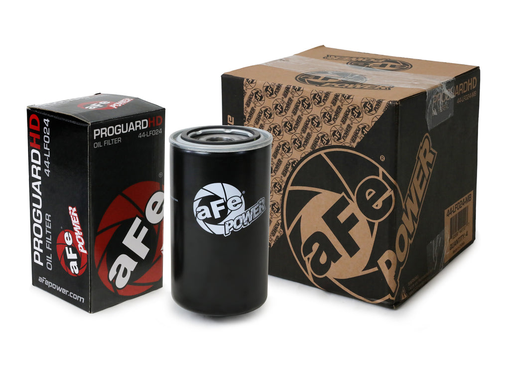 aFe Pro GUARD D2 Oil Filter 11-17 Ford Diesel Trucks V8 6.7L (td) (4 Pack) aFe AFE44-LF024-MB