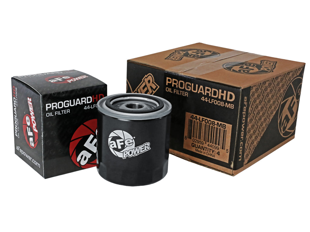 aFe Pro GUARD D2 Oil Filter 93-11 Ford Gas Trucks V8 4.6L/5.4L/5.8L (4 Pack) aFe AFE44-LF008-MB