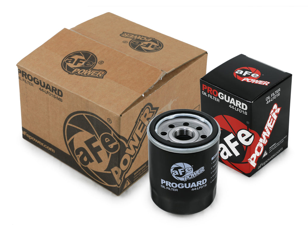 aFe Pro GUARD D2 Oil Filter 99-14 Nissan Trucks / 01-15 Honda Cars (4 Pack) aFe AFE44-LF016-MB