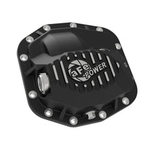 Load image into Gallery viewer, aFe Pro Series Front Differential Cover Black 2018+ Jeep Wrangler (JL) V6 3.6L (Dana M186) aFe AFE46-71010B