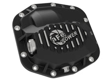 Load image into Gallery viewer, aFe Pro Series Front Differential Cover Black 2018+ Jeep Wrangler (JL) V6 3.6L (Dana M186) aFe AFE46-71010B