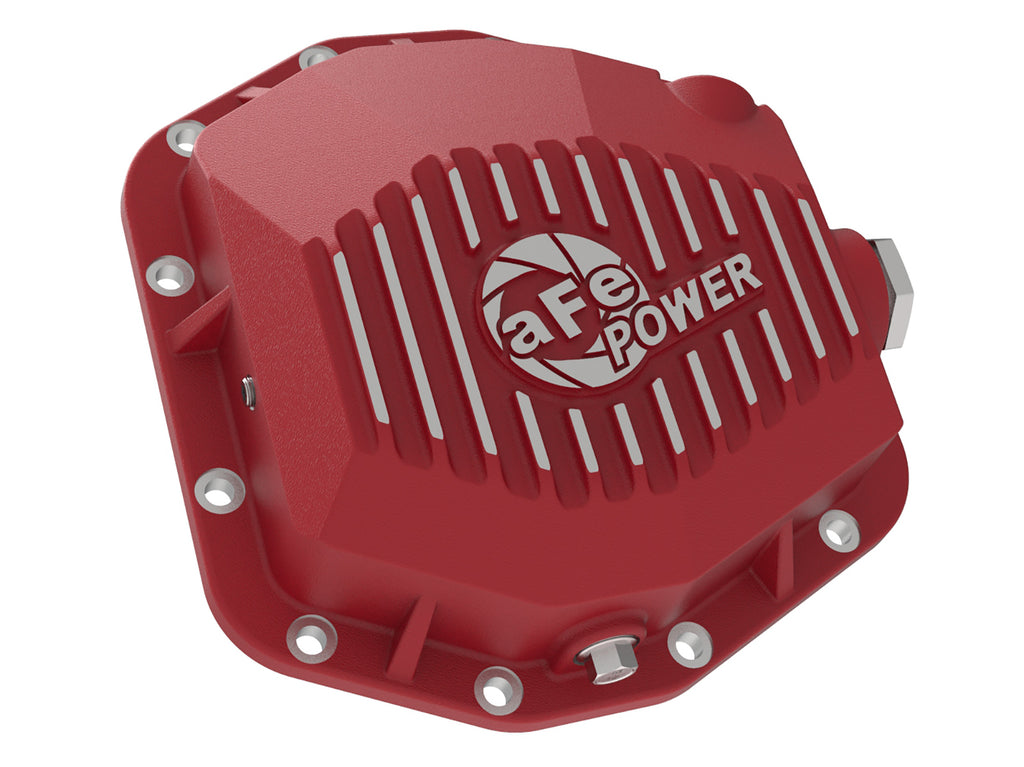 aFe Pro Series Rear Differential Cover Red 2018+ Jeep Wrangler (JL) V6 3.6L (Dana M220) aFe AFE46-71000R