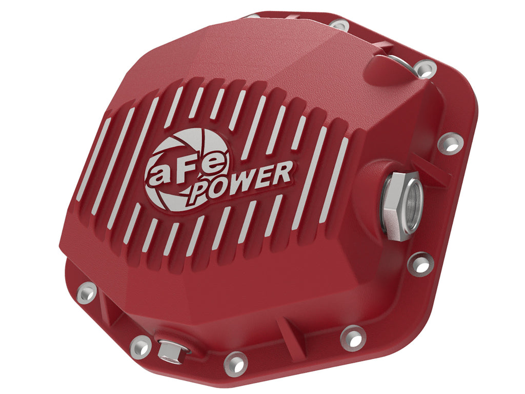 aFe Pro Series Rear Differential Cover Red 2018+ Jeep Wrangler (JL) V6 3.6L (Dana M220) aFe AFE46-71000R
