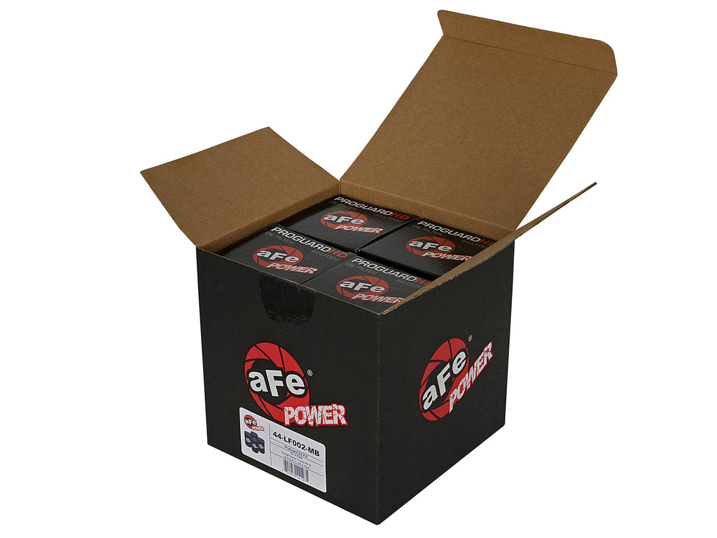 aFe ProGuard D2 Fluid Filters Oil F/F OIL 89-16 Dodge Diesel Trucks L6-5.9L/6.7L (td) (4 Pack) aFe AFE44-LF002-MB