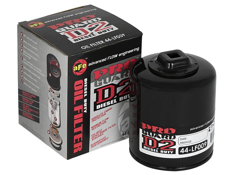 aFe ProGuard D2 Fluid Filters Oil F/F OIL GM Trucks 03-06 V8-4.8L/5.3L/6.0L aFe AFE44-LF009
