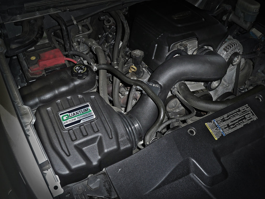 aFe Quantum Cold Air Intake w/ Pro 5R Media 09-13 GM Silverado/Sierra V8-4.8/5.3/6.2L aFe AFE53-10029R