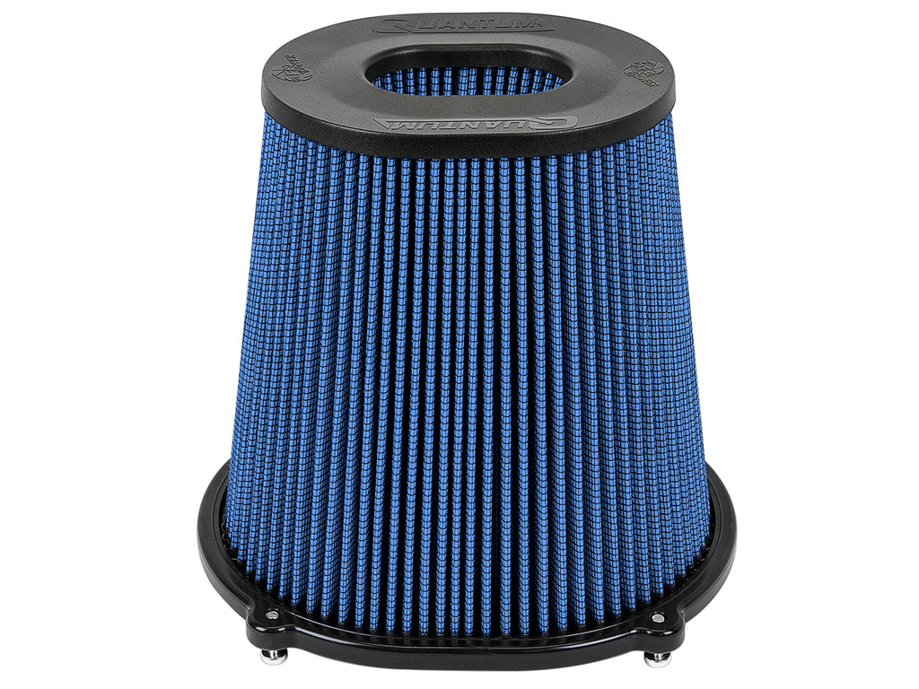 aFe Quantum Pro-5 R Air Filter Inverted Top - 5in Flange x 9in Height - Oiled P5R aFe AFE23-91129