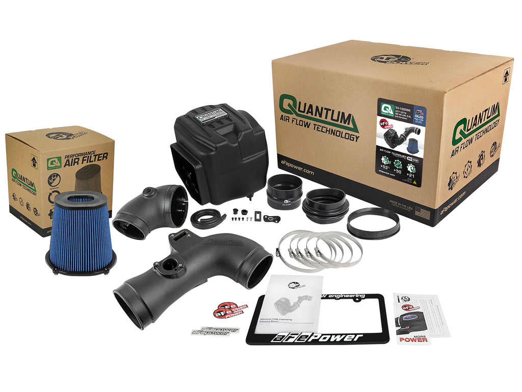 aFe Quantum Pro 5R Cold Air Intake System 11-16 GM/Chevy Duramax V8-6.6L LML - Oiled aFe AFE53-10006R