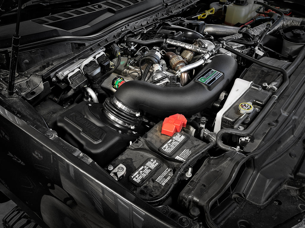 aFe Quantum Pro 5R Cold Air Intake System 17-18 Ford Powerstroke V8-6.7L - Oiled aFe AFE53-10004R