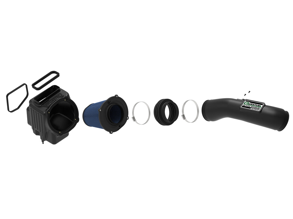 aFe Quantum Pro 5R Cold Air Intake System 17-18 GM/Chevy Duramax V6-6.6L L5P - Oiled aFe AFE53-10007R