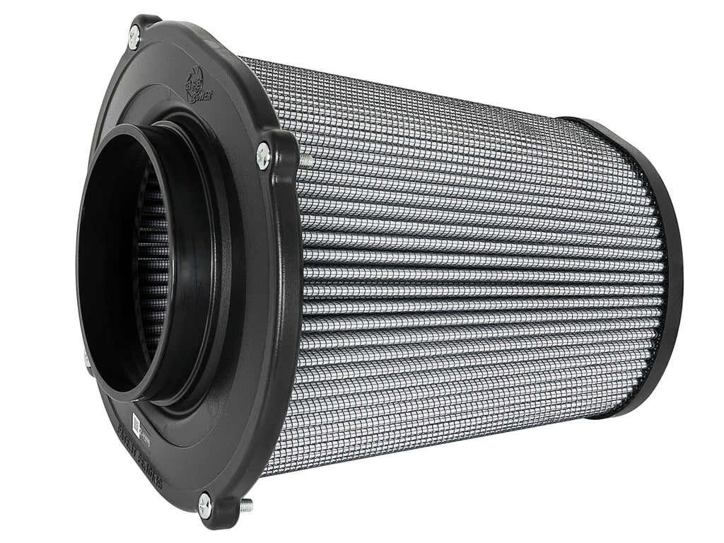 aFe Quantum Pro DRY S Air Filter Inverted Top - 5in Flange x 8in Height - Dry PDS aFe AFE21-91132