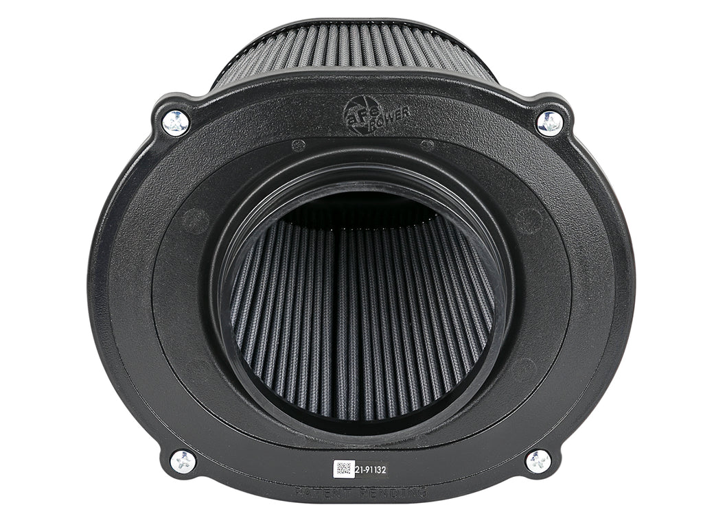 aFe Quantum Pro DRY S Air Filter Inverted Top - 5in Flange x 8in Height - Dry PDS aFe AFE21-91132